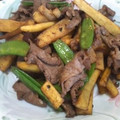 ＲＫまま's cooksnap of when they made さつまいもと牛肉の中華風炒め煮.