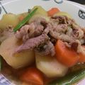 Ｐｏｋｋｅ＊ｃｈａｎ's cooksnap of when they made 圧力鍋de具が大きな♪定番肉じゃが.