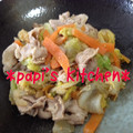 papikun's cooksnap of when they made ✿白菜とゆで豚の中華風さっぱり和え✿.