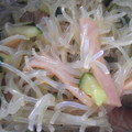 つきmam's cooksnap of when they made さっぱりきゅうりとハムと春雨のサラダ.
