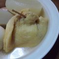 Machalin's cooksnap of when they made 余った卵白できんちゃく。.