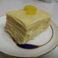 あずちもも's cooksnap of when they made フルーツｉｎチーズクリームのミルクレープ.