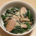 まゆっちょさん's cooksnap of when they made ほうれんそうとぎょにそ簡単チーズソテー★.