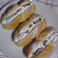 もちゃちゅ's cooksnap of when they made 生クリーム・チョコサンド.