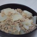 つばきkei2's cooksnap of when they made 大根のそぼろ煮★ご飯に超合う甘辛です！.