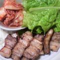 musasabict's cooksnap of when they made 厚切り豚バラの、赤ワイン漬け焼き。.