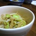 kikikko's cooksnap of when they made シンプルきゃべつ炒め.