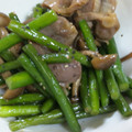 yui010715's cooksnap of when they made 砂肝とにんにくの芽の炒め物.
