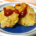 まな竜's cooksnap of when they made お弁当に！魚肉ソーセージの寄せ揚げ♪.