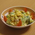 もんしゅしゅ's cooksnap of when they made 簡単カニカマきゅうりエッグのサラダ♥.