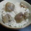 ☆めぐぅー☆'s cooksnap of when they made 秋の名残〜塩麹で栗ご飯＊.