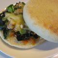 おつね's cooksnap of when they made ワカメとキムチのトースト.