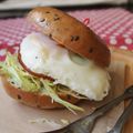 baromaman's cooksnap of when they made 簡単ランチ♪　ベーグルサンド.