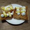 ちゃはち's cooksnap of when they made 簡単苺のミルフィーユ☆冷凍パイシート.