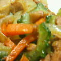 熊人すみこ's cooksnap of when they made 簡単！ゴーヤと野菜のカレーソース炒め☆.