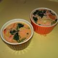 mmmmpink's cooksnap of when they made 充実野菜で栄養満点☆洋風茶碗蒸し.