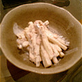 White-Plumeria's cooksnap of when they made ごぼうのサラダ　さっぱり梅マヨネーズ.