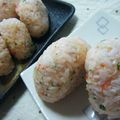 うめもどき's cooksnap of when they made たらこと仲間達✿バターおにぎり.