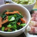 kikikko's cooksnap of when they made ✿小松菜のごまあえ✿.