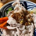 mantacarp's cooksnap of when they made 夏バテ知らず♬豚とレタスの梅ダレ冷しゃぶ.
