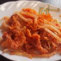 ♪アモール♪'s cooksnap of when they made 安い豚コマともやしで☆簡単豚キム.