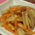♡KMS♡'s cooksnap of when they made たけのことれんこんのスパイシーきんぴら.