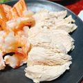 りーこP's cooksnap of when they made 胸肉ゆで鶏（下準備なし・湯に浸すだけ）.
