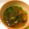amiyuiママ's cooksnap of when they made ✽簡単♪あさりの酒蒸しスープ✽.