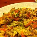 Raigumama's cooksnap of when they made 合挽き肉でもいりどうふ!.