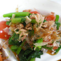 yukari−♡'s cooksnap of when they made ほうれんそうとトマトの胡麻和え.