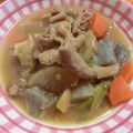 HALBAL1975's cooksnap of when they made お鍋ひとつで簡単もつ煮.