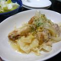 ゆいランラン's cooksnap of when they made ささみ＆キャベツの梅チーズ味噌蒸し焼き.