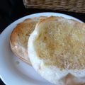 ゆいランラン's cooksnap of when they made パン屋さん直伝のマフィントースト.