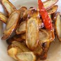 ふぅ～はるママ's cooksnap of when they made ごぼうの甘辛＊揚げ焼きでね♪.
