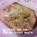 プンプン庵's cooksnap of when they made 玉葱とツナのマヨネーズチーズトースト.