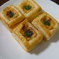ヌーシ's cooksnap of when they made 具のソースでひとくちハム卵パイ.