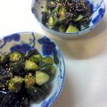 machinco's cooksnap of when they made 簡単ヘルシー・オクラときゅうりのサラダ.