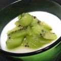 花ココロ's cooksnap of when they made 爽やか！キウイソースのミルクプリン.