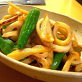 ママdeko's cooksnap of when they made しし唐とイカとちくわの甘辛炒め.