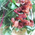 よっさん＠あず母's cooksnap of when they made ベーコンとベビーリーフの簡単スパゲティ.