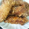 massuuu✴︎'s cooksnap of when they made 奪い合いの赤と白の甘辛チキンバー.
