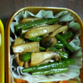 桔梗姐さん's cooksnap of when they made 舞茸といんげんの生姜酢和え.