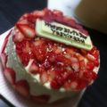 maqtan's cooksnap of when they made いちごのレアチーズケーキ.