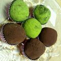 彩猿さん's cooksnap of when they made ちょっと大人な緑茶トリュフ❤.