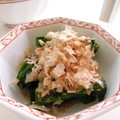 Fire-King's cooksnap of when they made ほうれん草のおひたし.