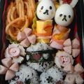 ★のんたんママ★'s cooksnap of when they made うさぎ雛★ひなまつり　キャラ弁.