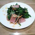 kobby5296's cooksnap of when they made 簡単♪ほうれん草＆ベーコンのチーズ炒め.
