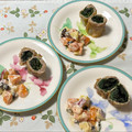 yesmama's cooksnap of when they made 秋♪さつまいもと柿のサラダ.