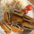 かんじきんぐ's cooksnap of when they made 薄切り豚ロースを使った♪大葉チーズカツ.