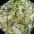 quin_9's cooksnap of when they made 真っ白〜☆白菜鳥豆腐生姜炒め.